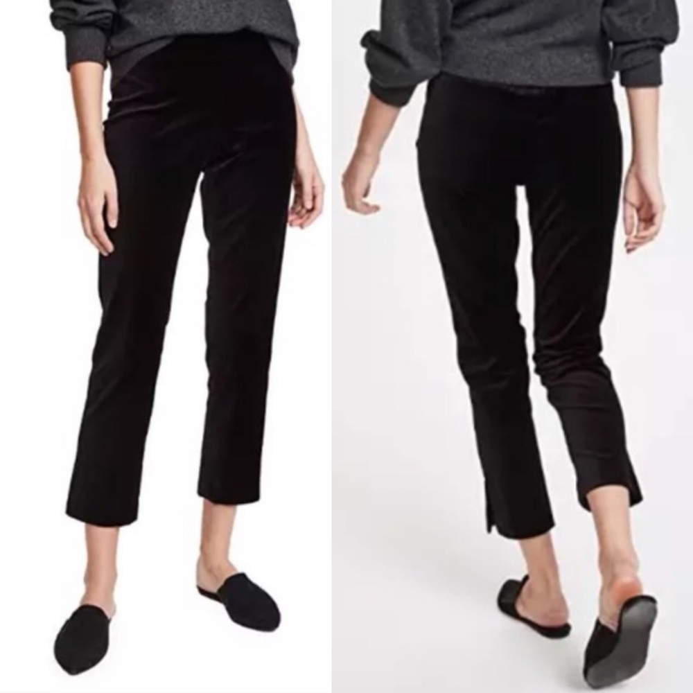 • Vince • Solid Velvet Legging Pants Black